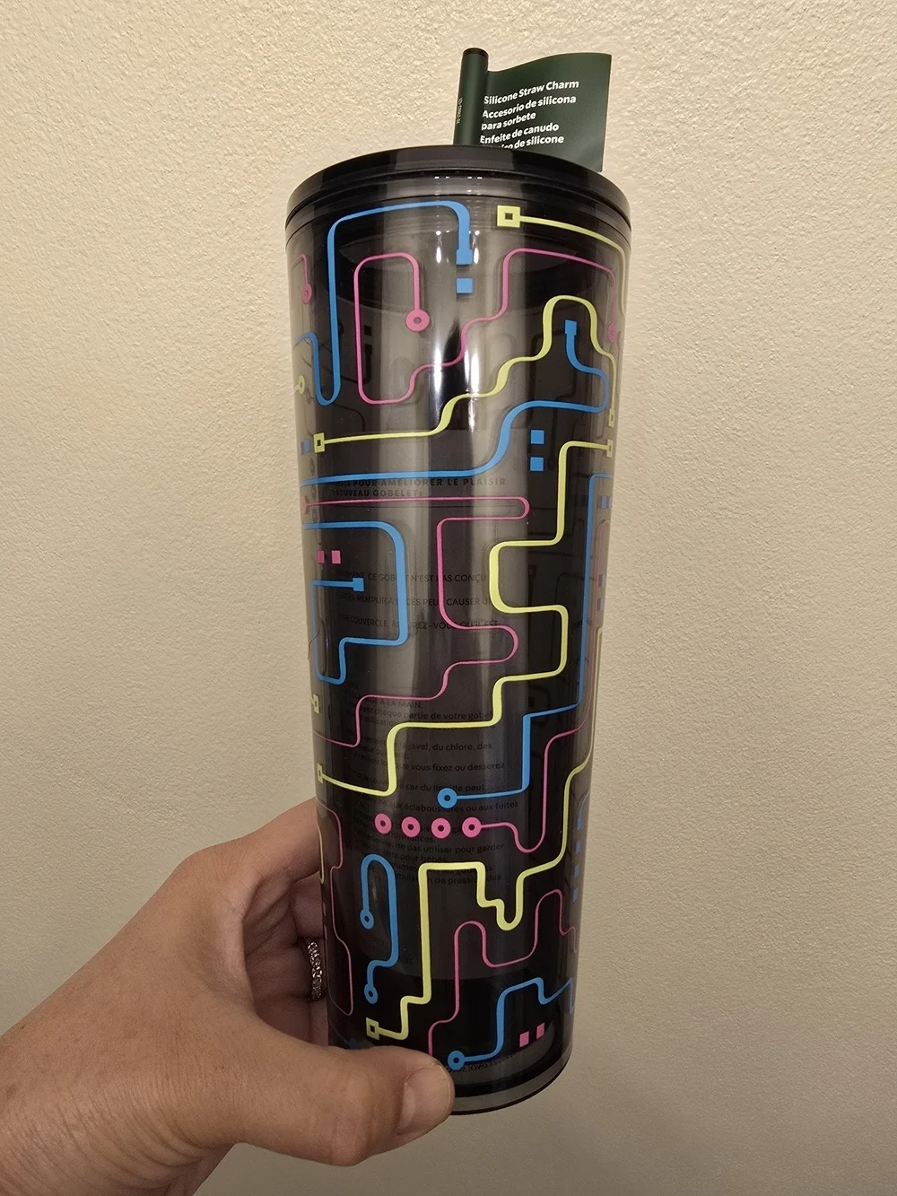 NWT Starbucks LATAM 2026 Videogame Circuit Design Tumbler 24 Oz